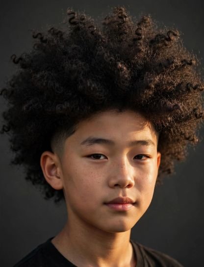 Afro Puff Burst Taper