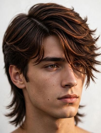 Asymmetric Leaf Cut Mullet