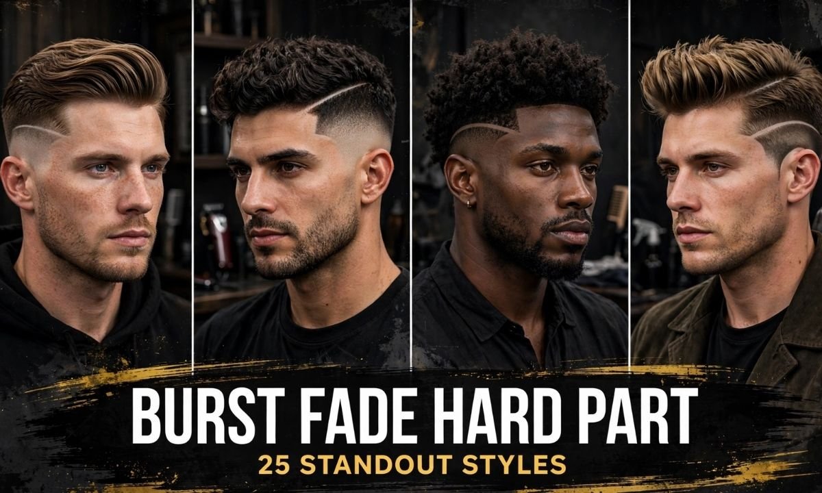 Best Burst Fade Hard Part Haircut: 25 Standout Styles