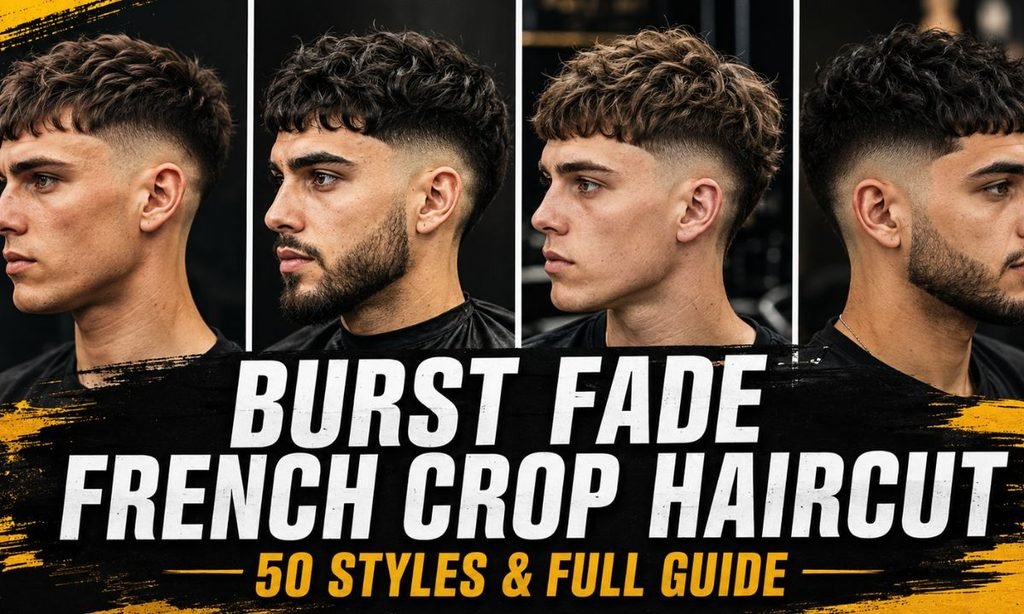 Burst Fade French Crop Haircut 50 Styles and Full Guide
