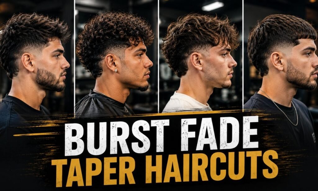 Burst Fade Taper Haircut The Complete Style, Cut, and Barber Guide for Men