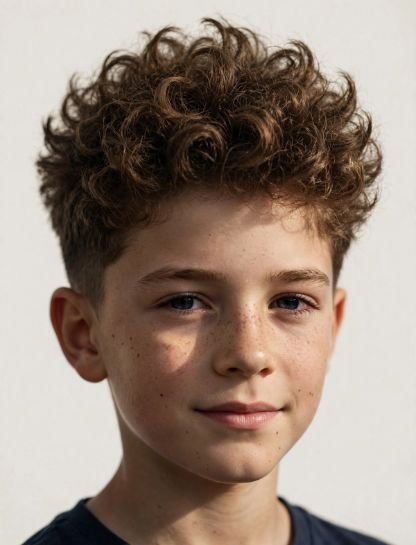 Curly Burst Taper