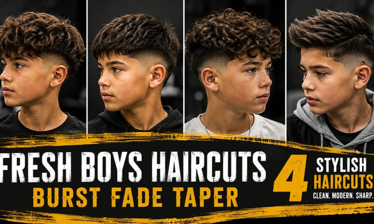 Fresh Boys Haircuts Burst Fade Taper_ 20 Styles Parents Actually Ask For