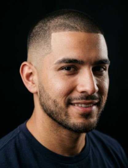 High Burst Fade Buzz Cut