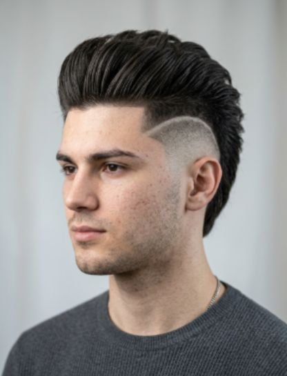 High Burst Fade Mohawk