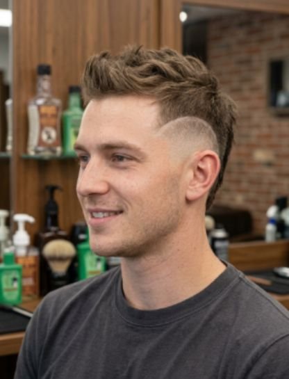 Kids Burst Fade Mohawk