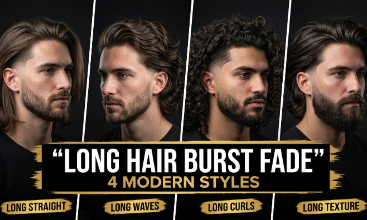 Long Hair Burst Fade: 30 Best Styles Every Man Should Try in 2026 Right Now
