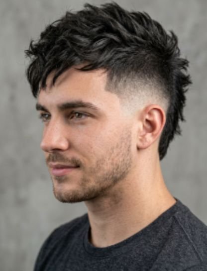 Modern Burst Fade Mohawk