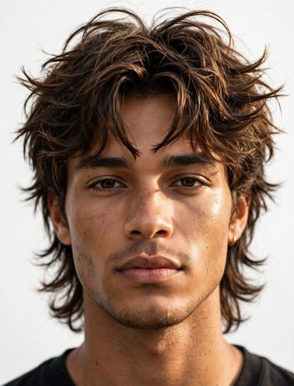 Textured Fringe Curtain Mullet