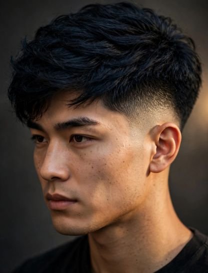 Thick Hair Burst Fade Crop