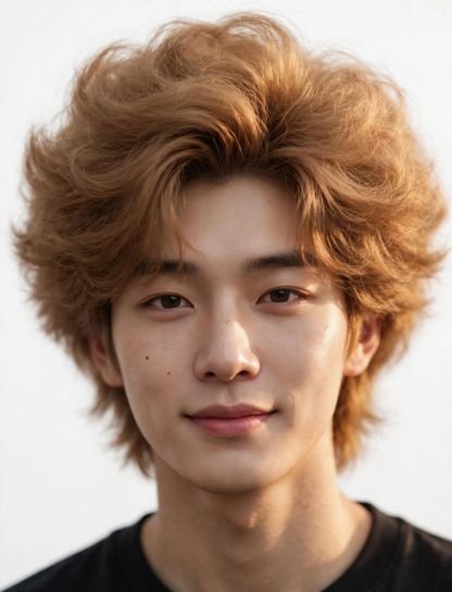 Fluffy K-Pop Wolf Cut