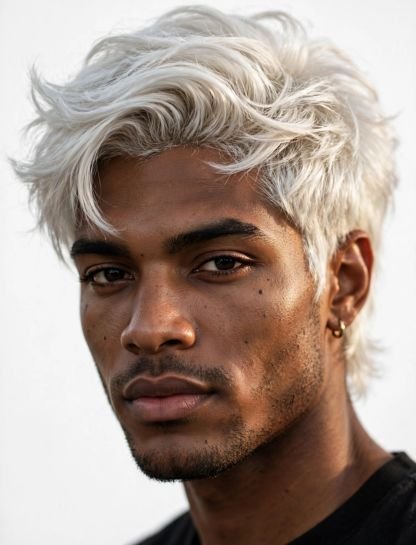 Platinum or Blonde K-Pop Wolf Cut
