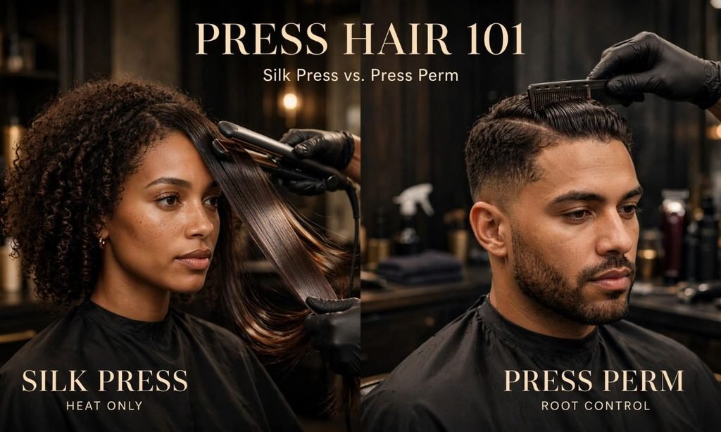Press Hair 101 Silk Press, Press Perm & Everything Between