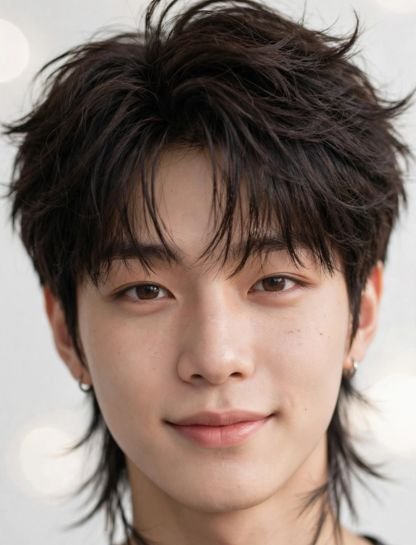 Short K-Pop Wolf Cut